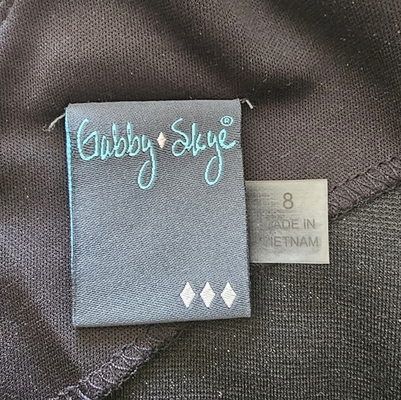 NWT Peplum Glitter Knit Dress, Gabby Skye - Picture 4 of 7